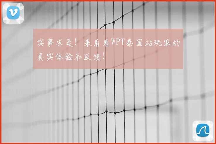 实事求是！来看看WPT泰国站玩家的真实体验和反馈！