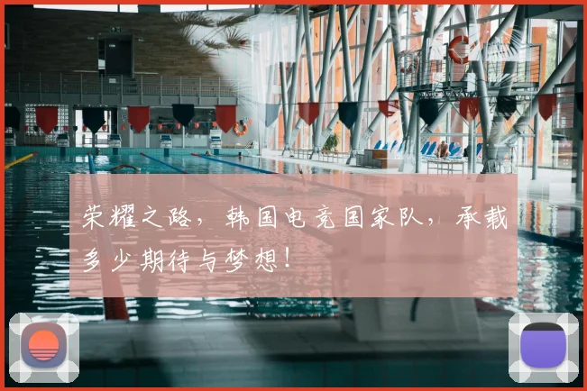 荣耀之路,韩国电竞国家队,承载多少期待与梦想!